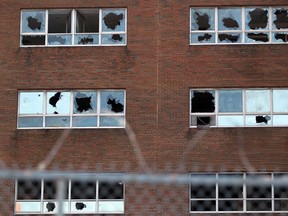 The dilapidated Grace hospital site is seen on Tuesday, Jan. 31, 2012. (Photo By: Nick Brancaccio)