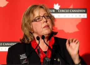 Green Party leader Elizabeth May. (Pat McGrath/Ottawa Citizen)