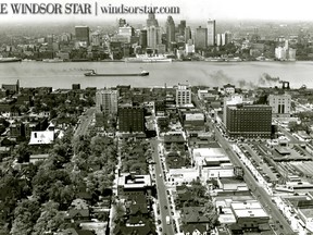 1949-Aerial view of Downtown Windsor.(The Windsor Star-FILE)