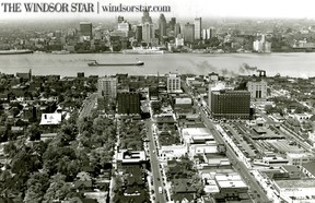 1949-Aerial view of Downtown Windsor.(The Windsor Star-FILE)