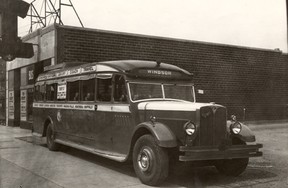 A bus outside of the Cooper Bus Line office in Windsor. (The Windsor Star-FILE)