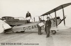 Windsor Star historic. Border Cities Star unloading papers to be delivered by air. (Windsor Star-FILE)