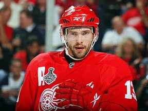 Pavel Datsyuk is seen in this file photo. (Bruce Bennett/Getty Images)