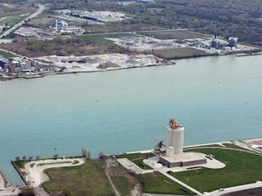 The site of the proposed DRIC crossing is photographed on Friday, April 23, 2010. (TYLER BROWNBRIDGE / The Windsor Star)
