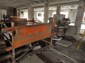 The former Grace Hospital site is photographed in Windsor on February 1, 2012. (Photo By: Tyler Brownbridge)