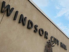 Windsor City Hall is seen in this October 2010 file photo. -- Dan Janisse / The Windsor Star