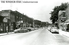 Kingsville,Ont. July 9/1955-Kingsville, the town is a mecca for thousands who come to enjoy the clean living and easy pace. Many up to date stores line the curved main street and visitors need never to go out of town to purchase their needs. (The Windsor Star-FILE)