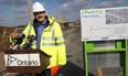 Michael J. Hatchell, project manager for the Windsor-Essex Parkway project, speaks to the media about the opening of Diversion 1 at the intersection of Lambton Road and Fazio Drive, February 17, 2012.  The road will be opened Tuesday, Feb. 21 and runs from Lampton Road to Bethlehem Avenue, parallel to Highway #3.  (DAX MELMER / The Windsor Star)