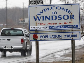 A Welcome To Windsor sign is seen in this file photo. (Dan Janisse/The Windsor Star)