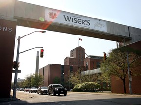 The Hiram Walker & Sons Distillery in Windsor, Ont. is seen in this 2007 file photo.