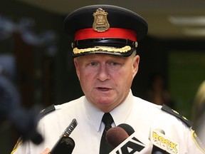 Deputy chief of Windsor police Jerome Brannagan is seen speaking to media in this 2010 file photo.