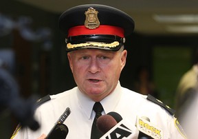 Deputy chief of Windsor police Jerome Brannagan is seen speaking to media in this 2010 file photo.