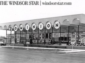 Windsor,ONT. Feb.11/1959- The Tenth Dominion store opens at Dougall and Cabana. (The Windsor Star-Walter Jackson)
