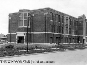 Sept. 1929-The newly constructed Hugh Beaton School in Windsor. (The Windsor Star-FILE)
