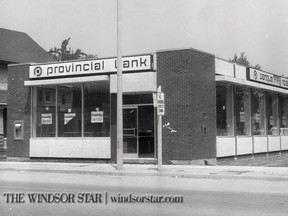 Belle River.-May 30/1989- The new Provincial Bank of Canada branch office is ready for occupancy. The structure is situated at the corner of Chisholm St. and Notre Dame St. (The Windsor Star-FILE)