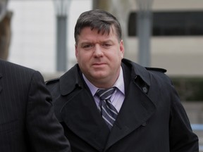 Scott Sullivan outside Superior Court in Windsor, December 2011.