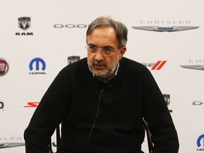 Sergio Marchionne, CEO of Chrysler Group, is seen in Detroit's Cobo Hall in this Jan. 2012 file photo.