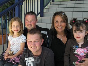 Greg and Tara Leibrock organize an annual hockey tournament in Leamington to raise money for the Make-A-Wish Foundation. With more than $40,000 raised in two Capitals Cup Challenge tournaments, they granted the wishes of Kate Canjar, 6, left, Tyler Durocher, 18, and Abbey Sauve, 4, sending all three on vacations with their families. (Sarah Sacheli/The Windsor Star)