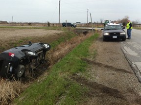 Charges are pending against a male driver following a single vehicle rollover, just east of McGregor.