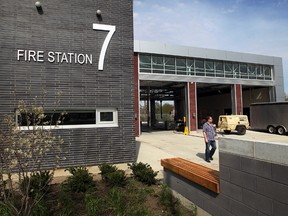 Windsor Fire and Rescue's new Station 7 is almost finished. It's located at Lauzon Parkway and McHugh Street. Photographed April 20, 2012. (NIck Brancaccio / The Windsor Star)