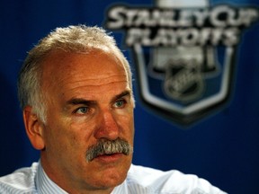 Joel Quenneville, head coach of the Chicago Blackhawks, is seen in this 2010 file photo. (Jonathan Daniel / Getty Images)