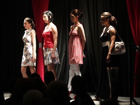 Models walk the runway during the 2011 edition of Hospice's It's All Bout You gala and luncheon at the Caboto Club in Windsor, Ont. (Jason Kryk / The Windsor Star)