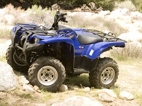 A four-wheeled Yamaha ATV is seen in this 2008 file photo.