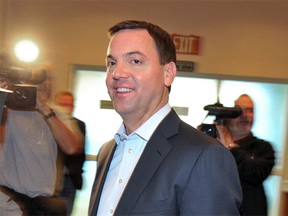 Tim Hudak, leader of the Progressive Conservative party of Ontario, is seen in this October 2011 file photo. (Aaron Lynett / The National Post)