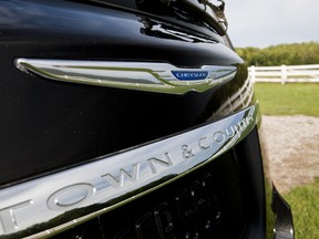 A view of a Chrysler Town and Country minivan is seen in this 2010 file photo.