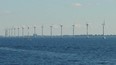 An offshore wind farm near Copenhagen, Denmark is seen in this undated file photo.