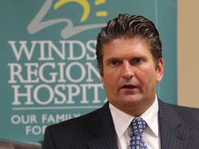 Windsor Regional Hospital President and CEO David Musyj is seen in this file photo. (Jason Kryk)Windsor Regional Hospital President and CEO David Musyj is seen in this file photo. (Jason Kryk)