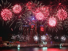 Area residents and visitors converge on Windsor's downtown to view the Target fireworks display, a spectacular event every year, Monday June 27, 2011. (Nick Brancaccio/The Windsor Star)