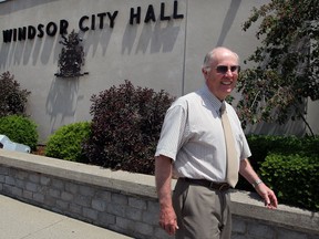 Jim Chambers of Ashfield Crescent leaves City Hall following the morning session of Ontario Municipal Board hearing Tuesday May 29, 2012. (NICK BRANCACCIO/The Windsor Star)