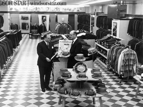 Windsor,Ont. May 29 1963-A bigger and brighter Brotherhood Department Store will hold its Grand Opening on Thursday morning. About 3,500 square feet of display area has been added to the rear of the store. (The Windsor Star-File)