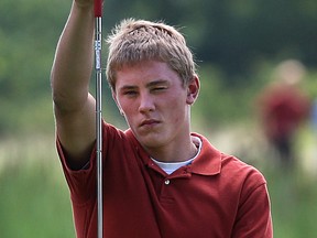 Amherstburg resident Chris Austin is seen golfing in this August 2008 file photo. Austin died Wednesday from injuries suffered in a May 27, 2012 boating crash. (Dan Janisse / The Windsor Star)