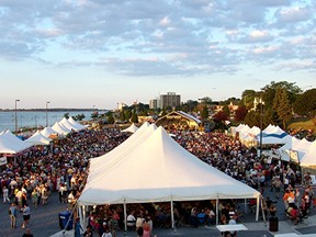 The scene at Windsor's riverfront plaza during the 2006 edition of Festival Epicure.