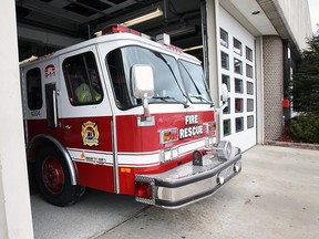 A truck at Windsor's downtown Fire Station 1 is seen in this March 2007 file photo. (Tyler Brownbridge / The Windsor Star)