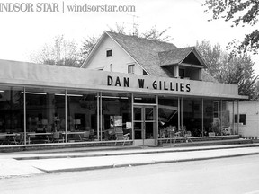MAY 30/1959-The Dan W. Gillies Furniture grace the main street of the business section of Leamington. (The Windsor Star-File)
