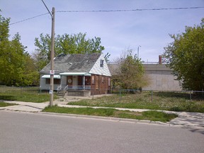 A boarded-up home on Indian Rd. Photographed April 29, 2012. (Fabio Costante / Our West End)