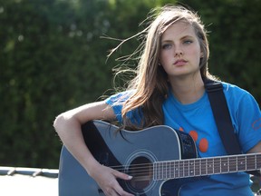 WINDSOR, ONT - May 20, 2012: Erika Corey is photographed in her backyard in LaSalle, Ont. on Thursday, May 10, 2012. Corey is one of three Canadian finalists in the MuchMusic Video Awards Hometown Hero contest. (KRISTIE PEARCE/ The Windsor Star)