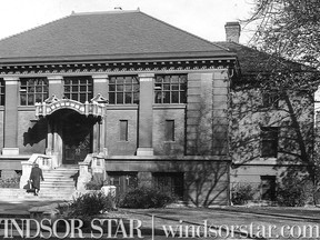 Windsor,Ont. Nov.14/1953-The Carnegie Library downtown Windsor on Victoria Ave. south of Park St. (The Windsor Star-FILE)