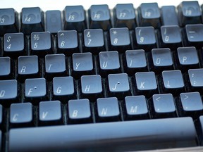 A computer keyboard is seen in this 2004 file photo. (Nick Brancaccio / The Windsor Star)