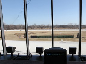 A view of the track from the viewing room at Windsor Raceway is seen in this March 2012 file photo. (Dan Janisse / The Windsor Star)