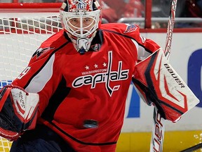 The Toronto Maple Leafs have reportedly expressed interest in veteran goaltender Tomas Vokoun.                 (Greg Fiume/Getty Images)