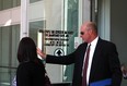 OPP Const. William Scott leaves the Ontario Court of Justice on June 6, 2012. (DYLAN KRISTY/The Windsor Star