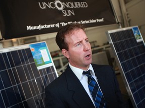 Sean Moore, Founder and CEO of Unconquered Sun Solar Technologies, is seen in this file photo. (Dax Melmer/The Windsor Star)