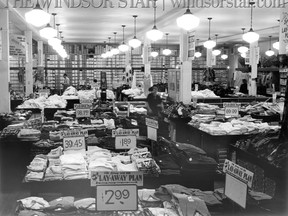 MAY/1954-Inside the Adelman's Department Store on Pitt St. (The Windsor Star-FILE)