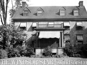 Sept.17/1932-The James baby House in Sandwich, which later became the Dr. James Beasley Home. (The Windsor Star-File)
