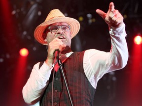 Gord Downie, lead singer for The Tragically Hip, performs at the Colosseum at Caesars Windsor, Saturday, June 2, 2011. (VINCENT MCDERMOTT / The Windsor Star)