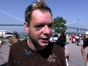 Windsor activist and playwright Chris Rabideau is seen in this image from the 2010 documentary Just Because I Am.